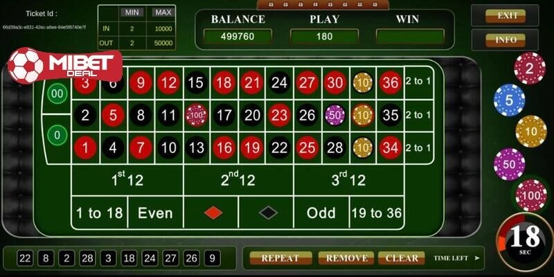 Luật chơi roulette ruby siêu đơn giản cho newbie