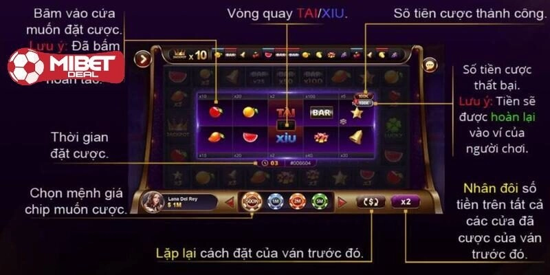 Quy trình 3 bước trải nghiệm xèng hoa quả tại Mibet