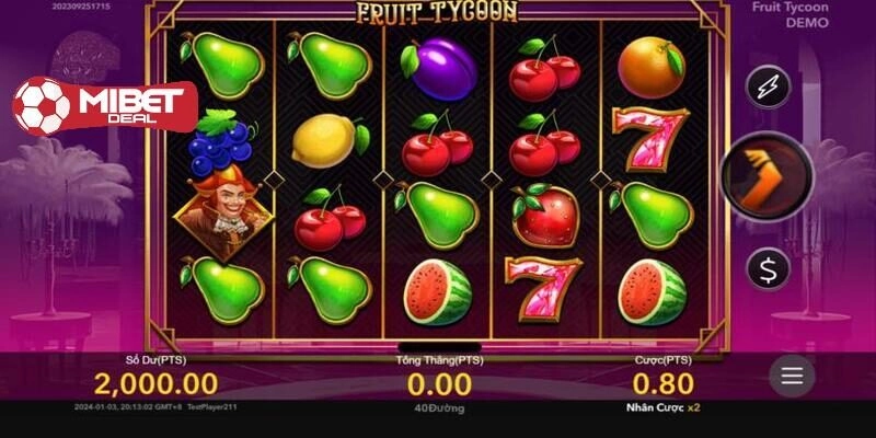 Hướng dẫn chơi xèng hoa quả đơn giản cho newbie